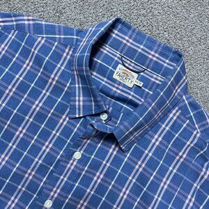 Faherty The Movement Casual Shirt Bear Canyon Plaid Supima Cotton Men's XXL